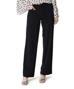 Sue Wide dames broek zwart