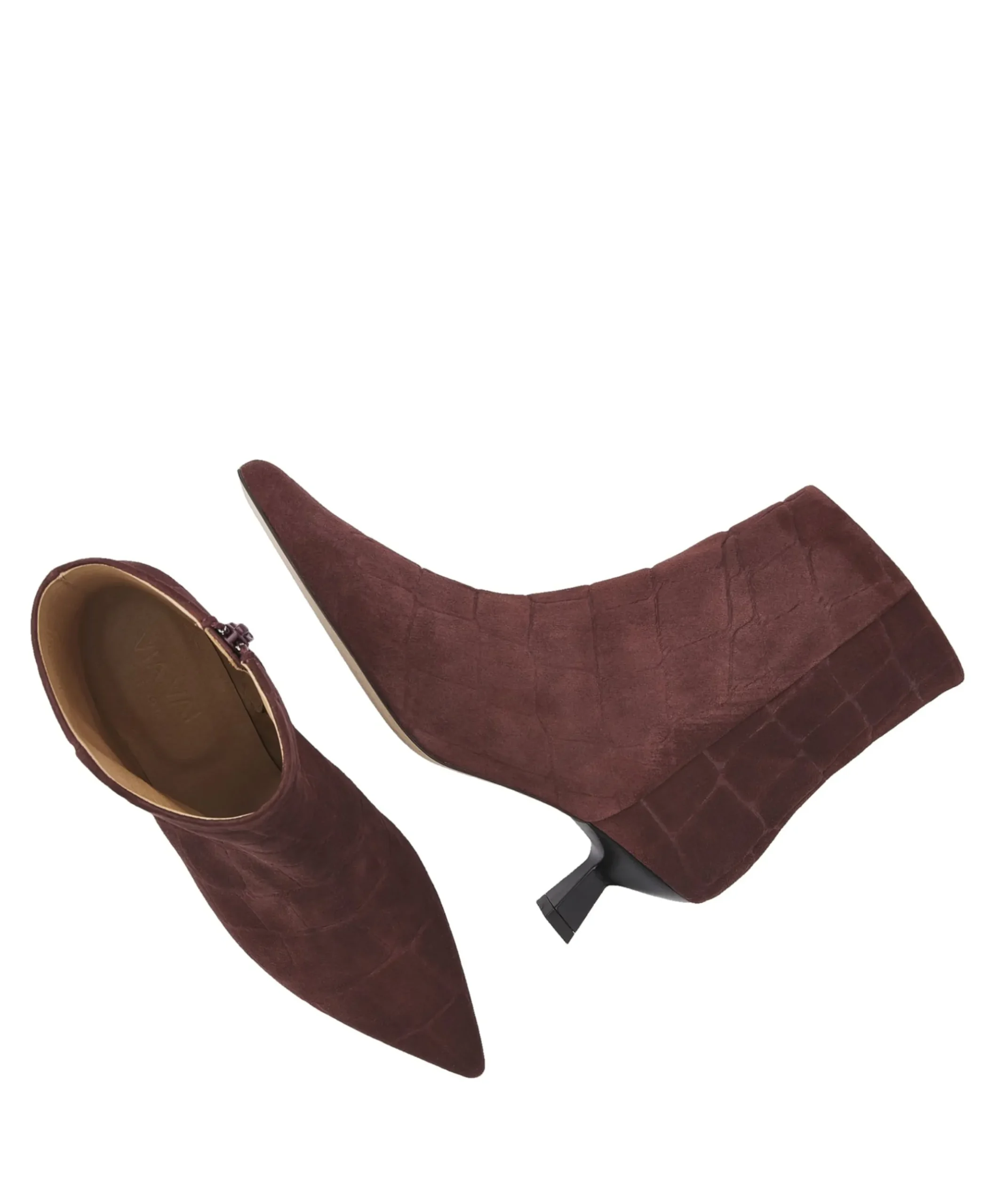 Suzy Franky dames enkellaarzen bordeaux