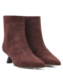 Suzy Franky dames enkellaarzen bordeaux