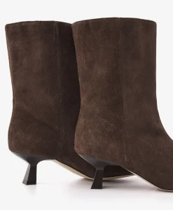 Suzy Vada dames enkellaarzen bruin