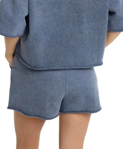 TEAM ALIX SWEAT SHORTS dames korte broek blauw