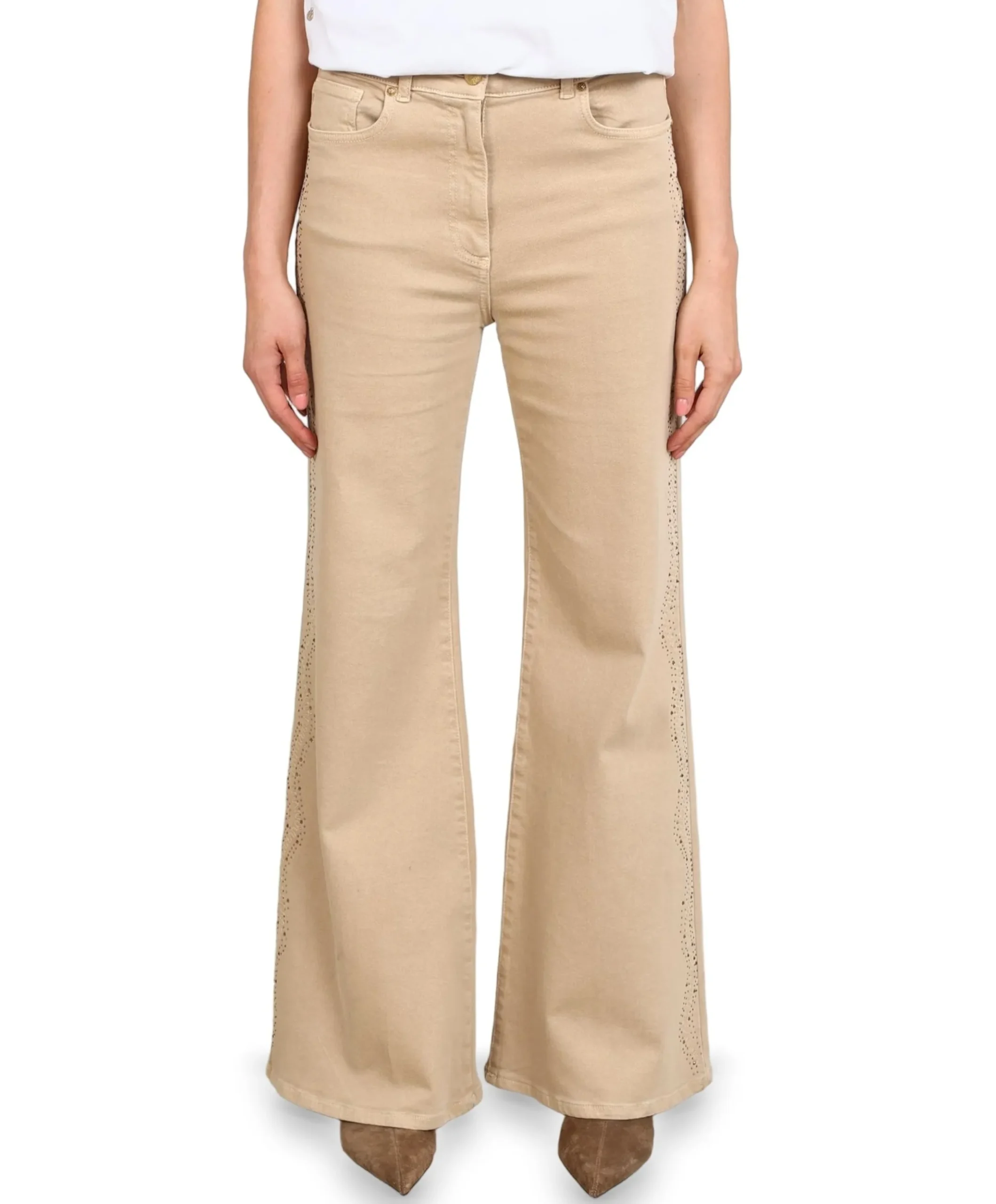 Tessa Strass dames broek beige
