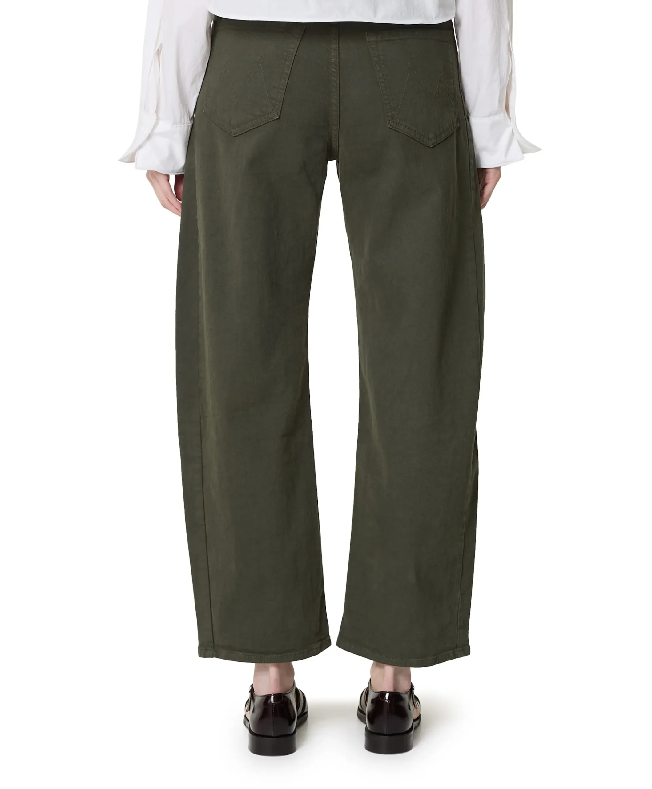 The Half Pipe Flood dames jeans groen