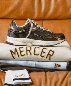 The Re-Run Cracked dames sneakers grijs