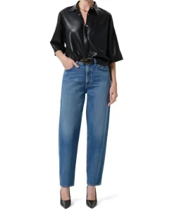The Taper jean in pastis dames jeans blauw