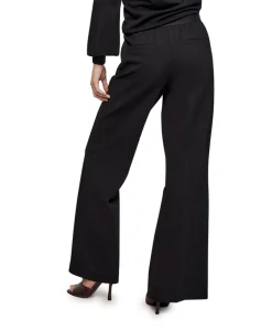 Trousers boot cut punto milano (4s2197) zwart