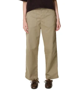 Trousers dames broek beige