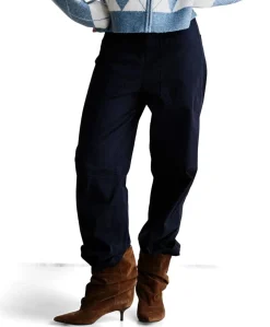 Trousers dames broek blauw