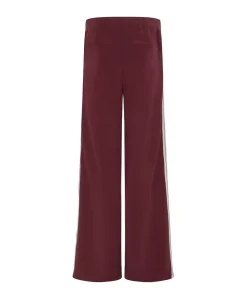 Trousers tape Modal dames broek bordeaux