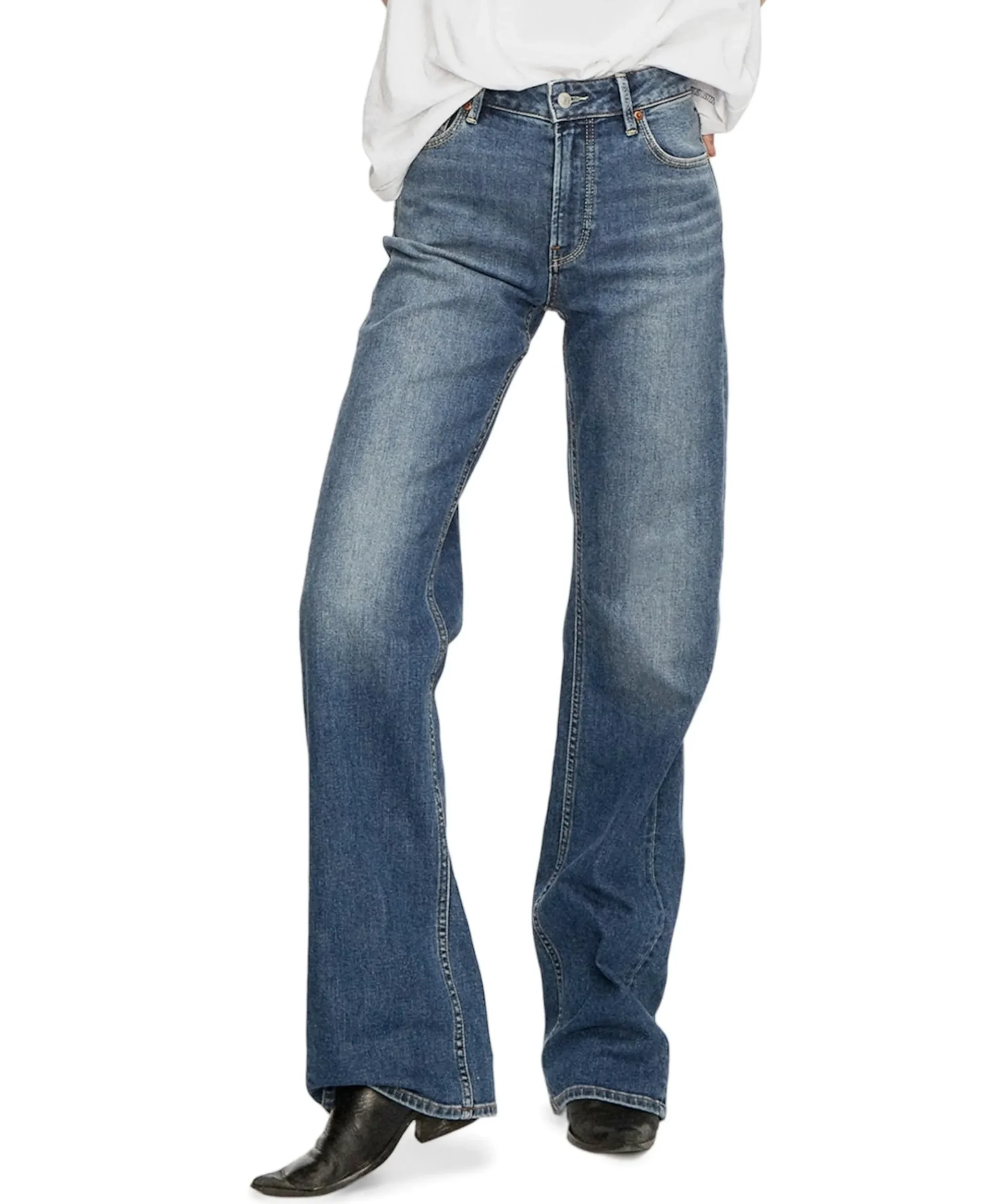 TSUBO FUJIKO dames jeans blauw