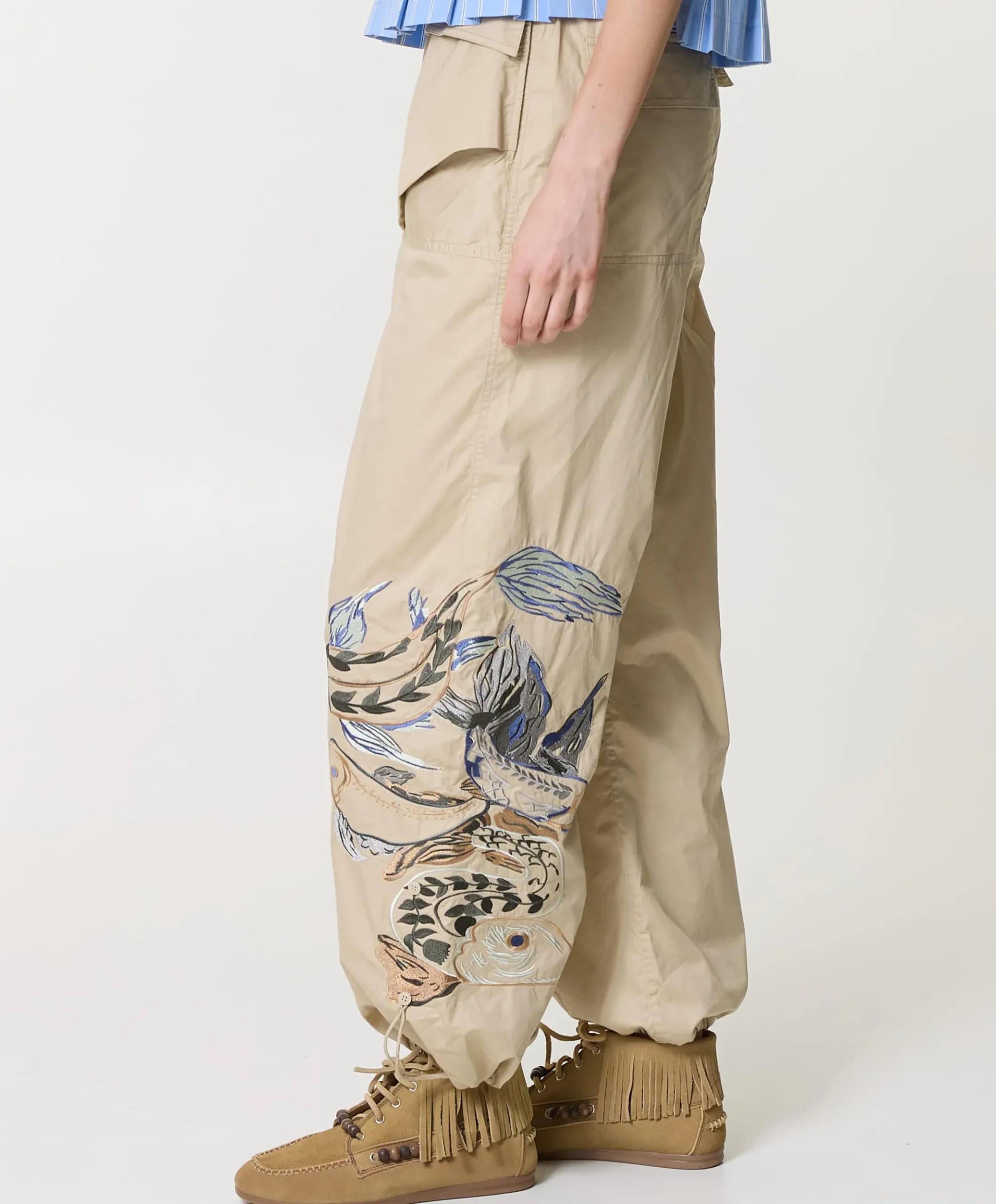 UNFORM dames broek beige