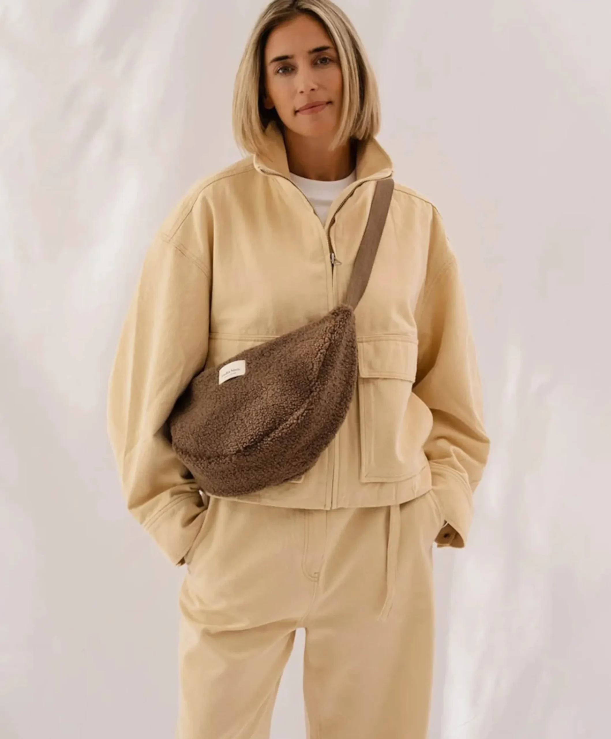 Uniseks tas bruin