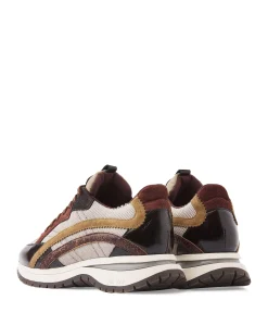 Usher Lott dames sneakers bordeaux