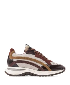 Usher Lott dames sneakers bordeaux
