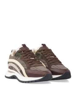 Usher Lott dames sneakers bruin