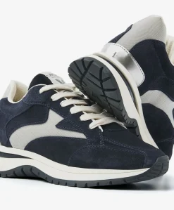 Usher Riggs dames sneakers blauw