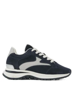Usher Riggs dames sneakers blauw