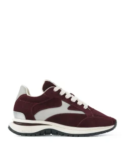 Usher Riggs dames sneakers bordeaux