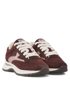 Usher Riggs dames sneakers bordeaux