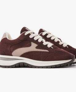 Usher Riggs dames sneakers bordeaux