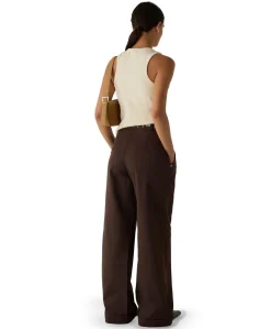 VALEA BROWN dames broek bruin