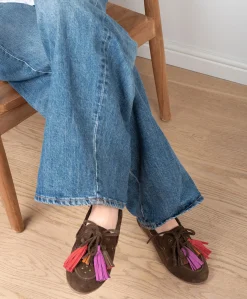 Vita dames mocassins bruin