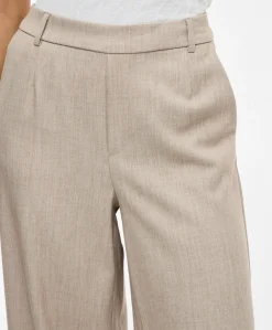 VIVARONE HW WIDE NOOS broek beige
