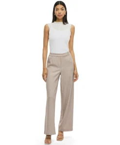 VIVARONE HW WIDE NOOS broek beige