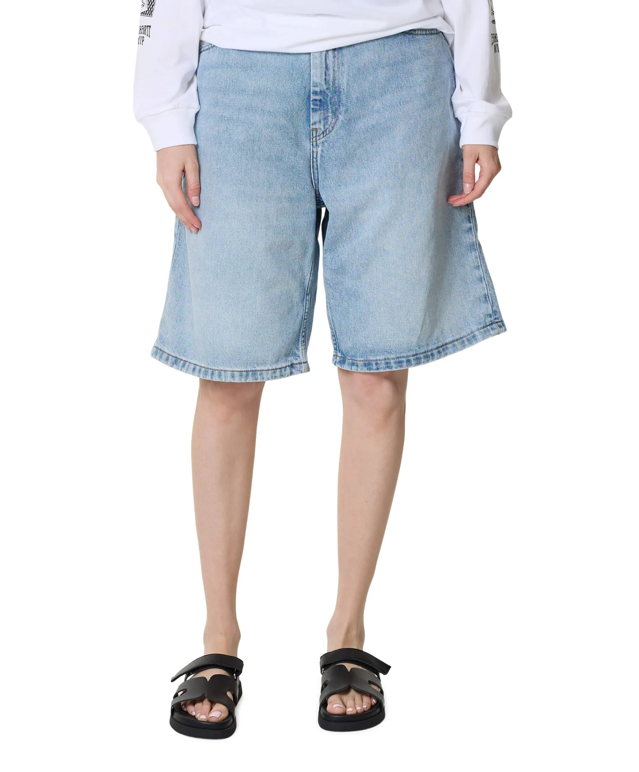 W Brandon dames jorts blauw
