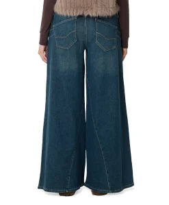 WIDE dames jeans blauw