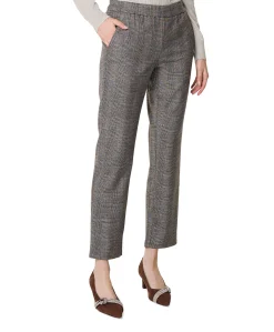 Wide leg dames broek bruin