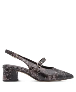 Women Sling dames sandalets bruin