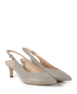 Women Sling dames slingbacks goud