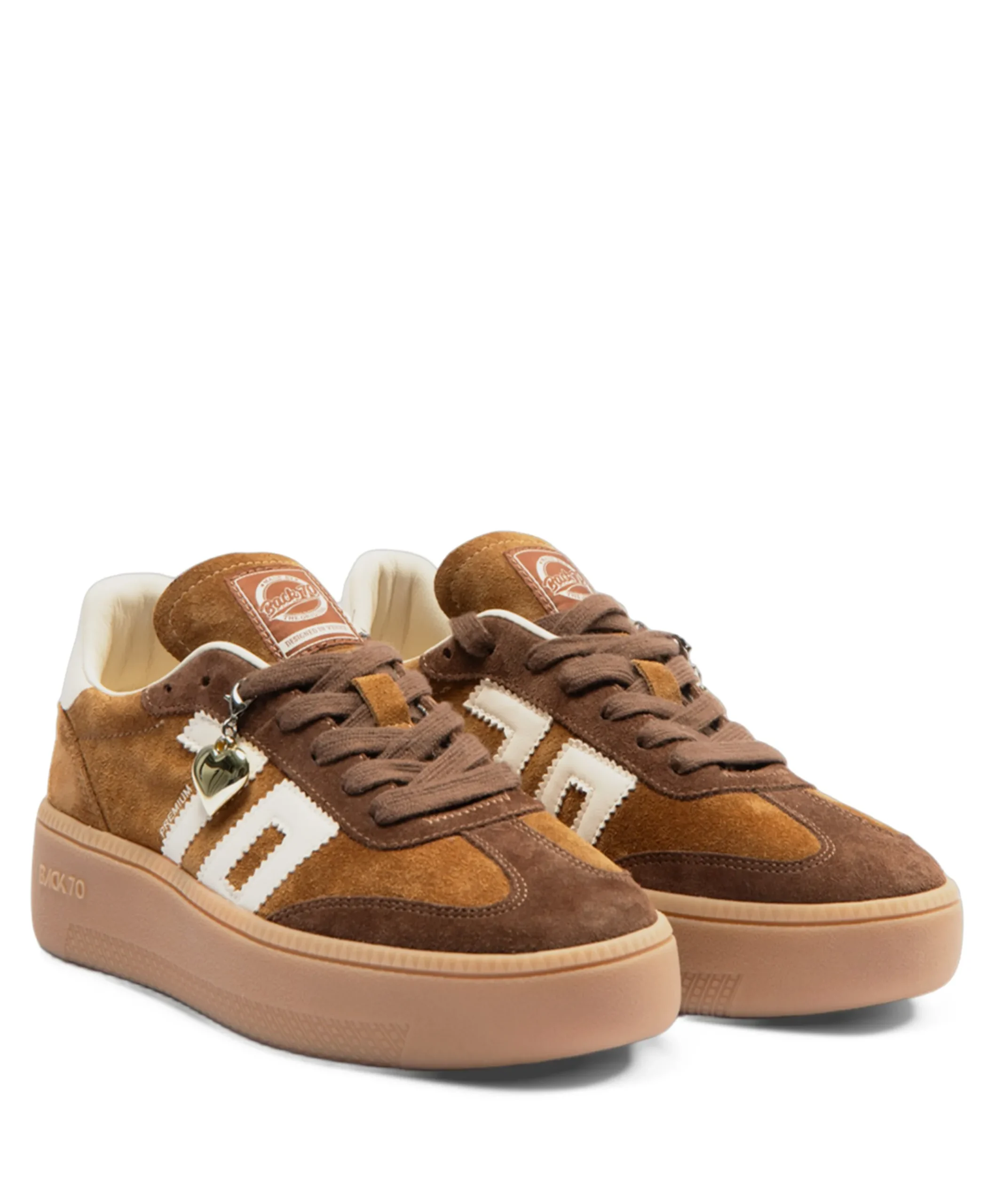 XXL dames sneakers bruin
