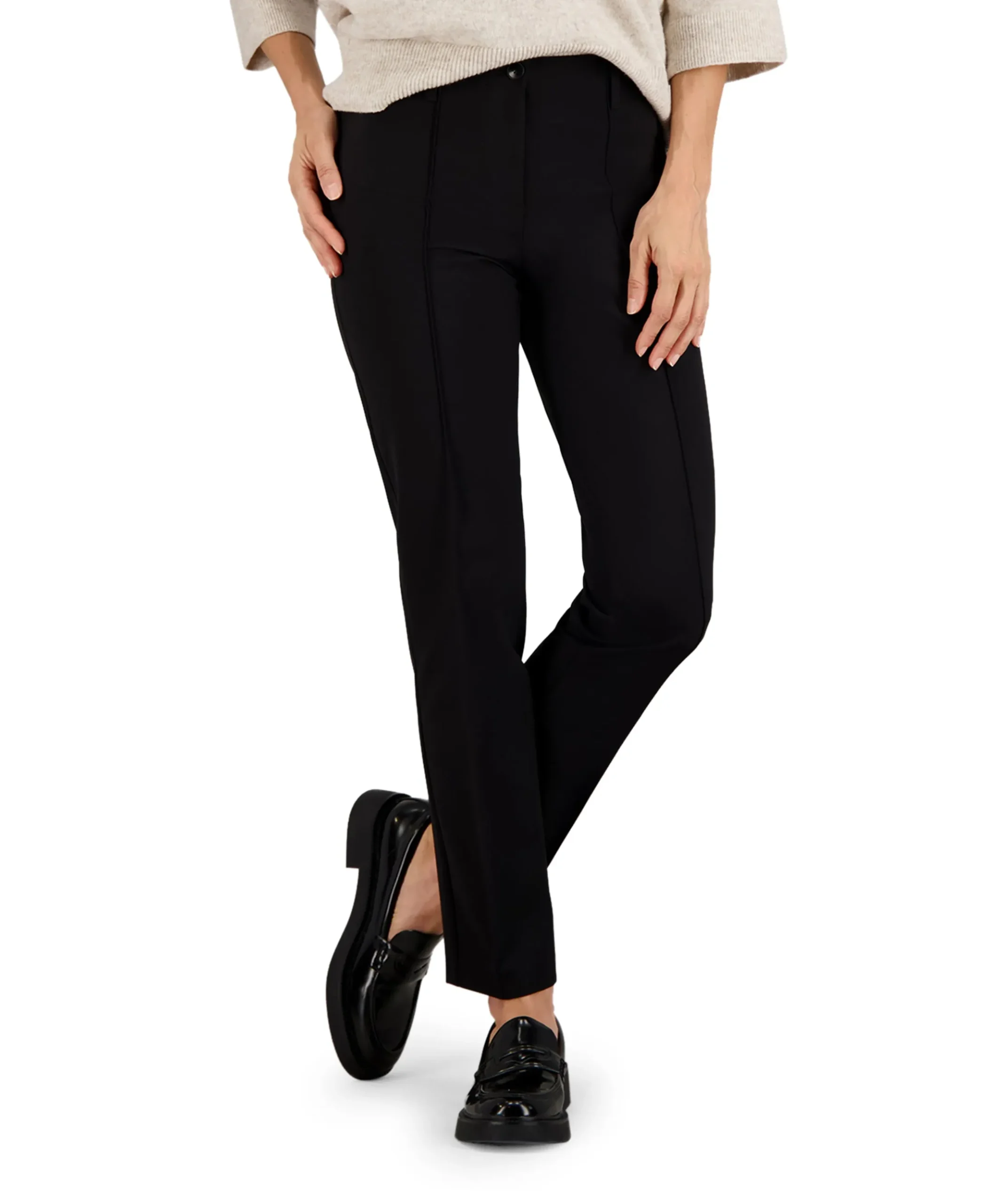 Zigarette Straight dames broek zwart